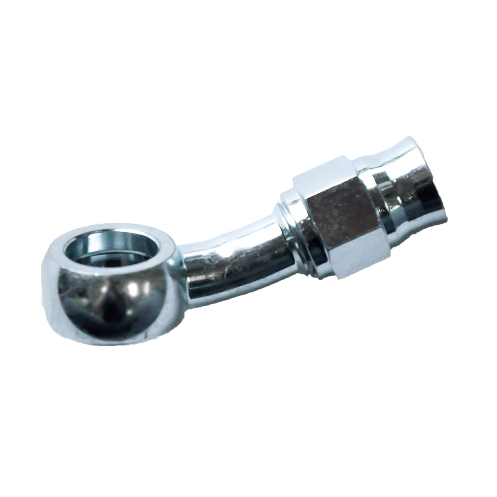 Reusable Banjo Hose End -03 x 7/16 x 20° Steel