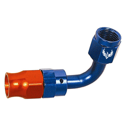 Reusable PTFE Hose End -08 x 90°