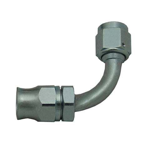 Reusable PTFE Hose End -06 x 90° Steel