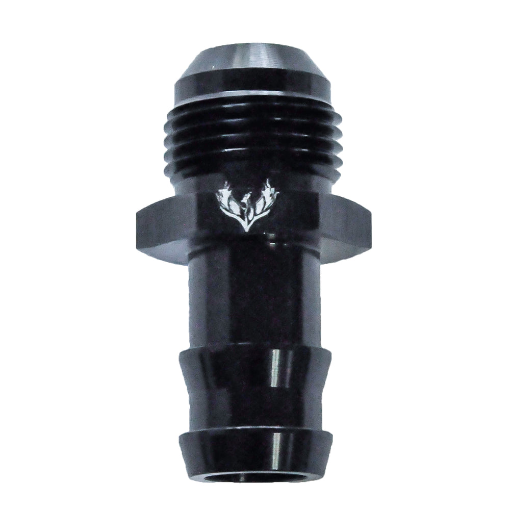 Straight Barb to Flare Adapter -04 x 1/4 Barb