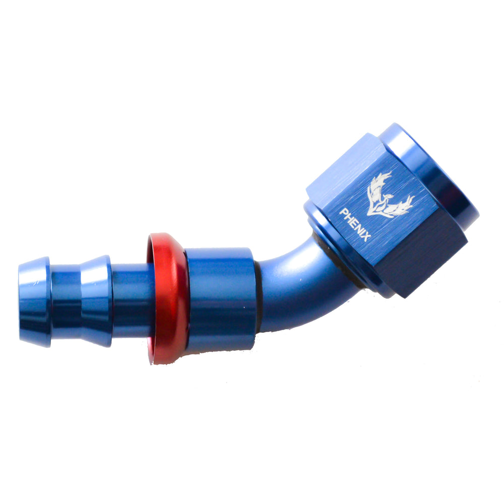 Push-Lok Hose End -06 x 45°