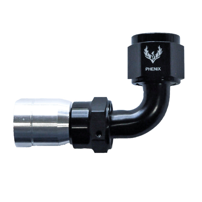 Crimped Hose End -16 x 90°