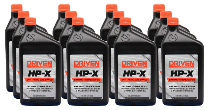 HP-X 5W50 Motor Oil Case 12/Qt