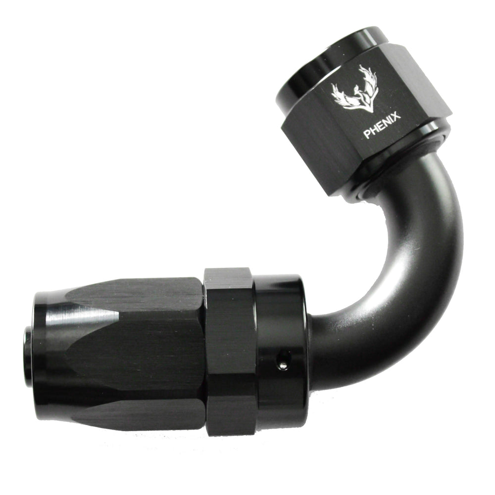 Compression Swivel Hose End -08 x 120°