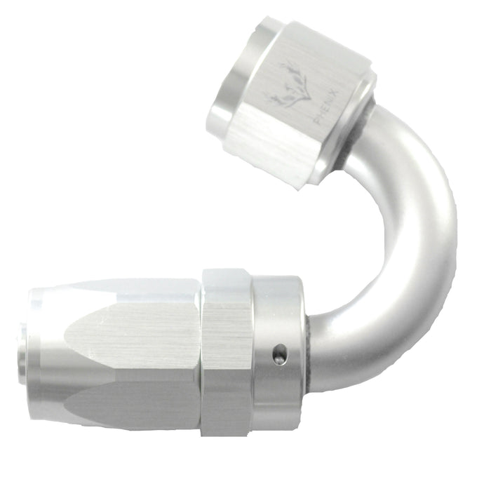 Compression Swivel Hose End -08 x 150°
