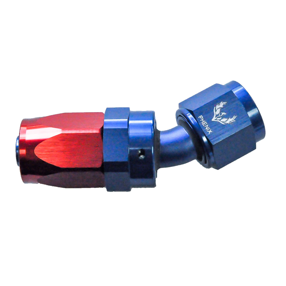 Compression Swivel Hose End -08 x 30°