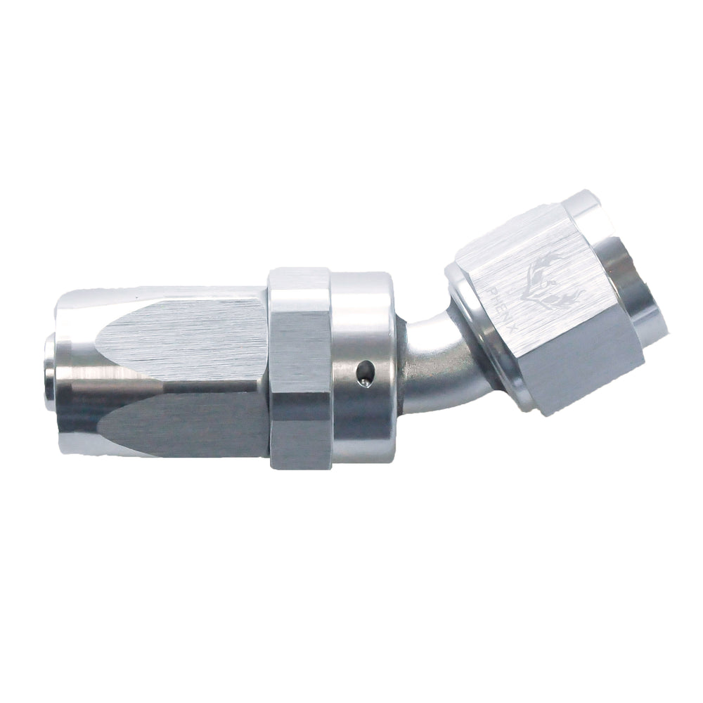Compression Swivel Hose End -08 x 30°