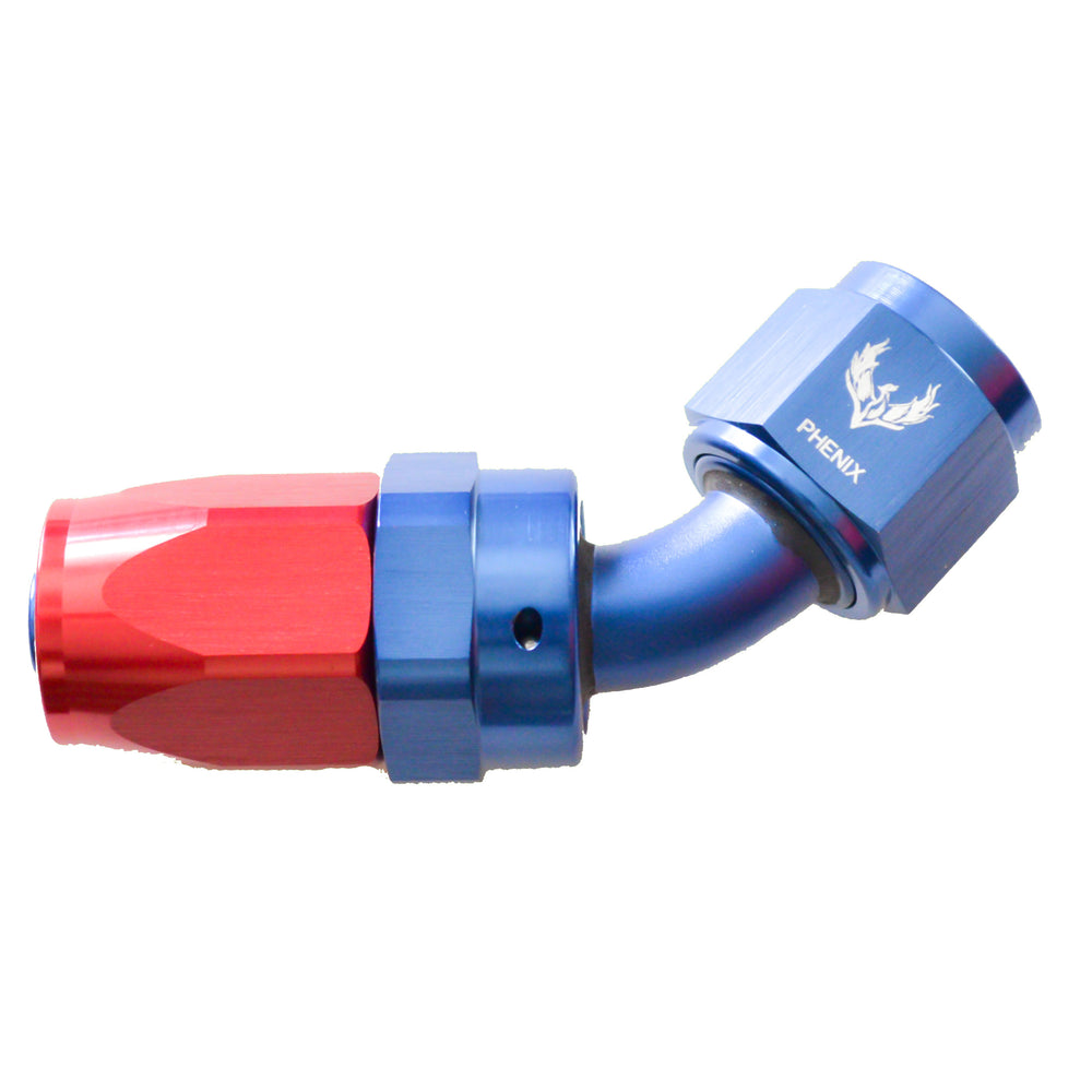 Compression Swivel Hose End -12 x 45°