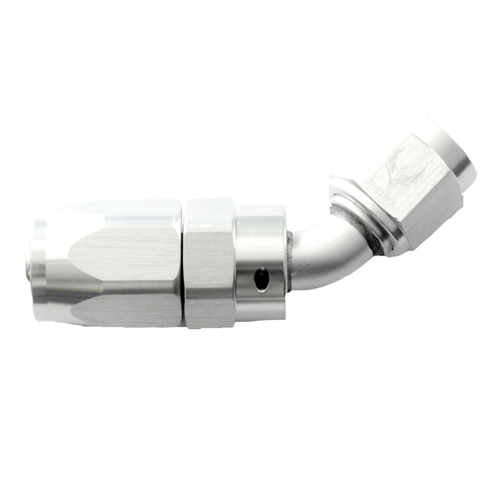 Compression Swivel Hose End -10 x 45°