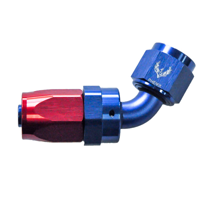 Compression Swivel Hose End -06 x 60°