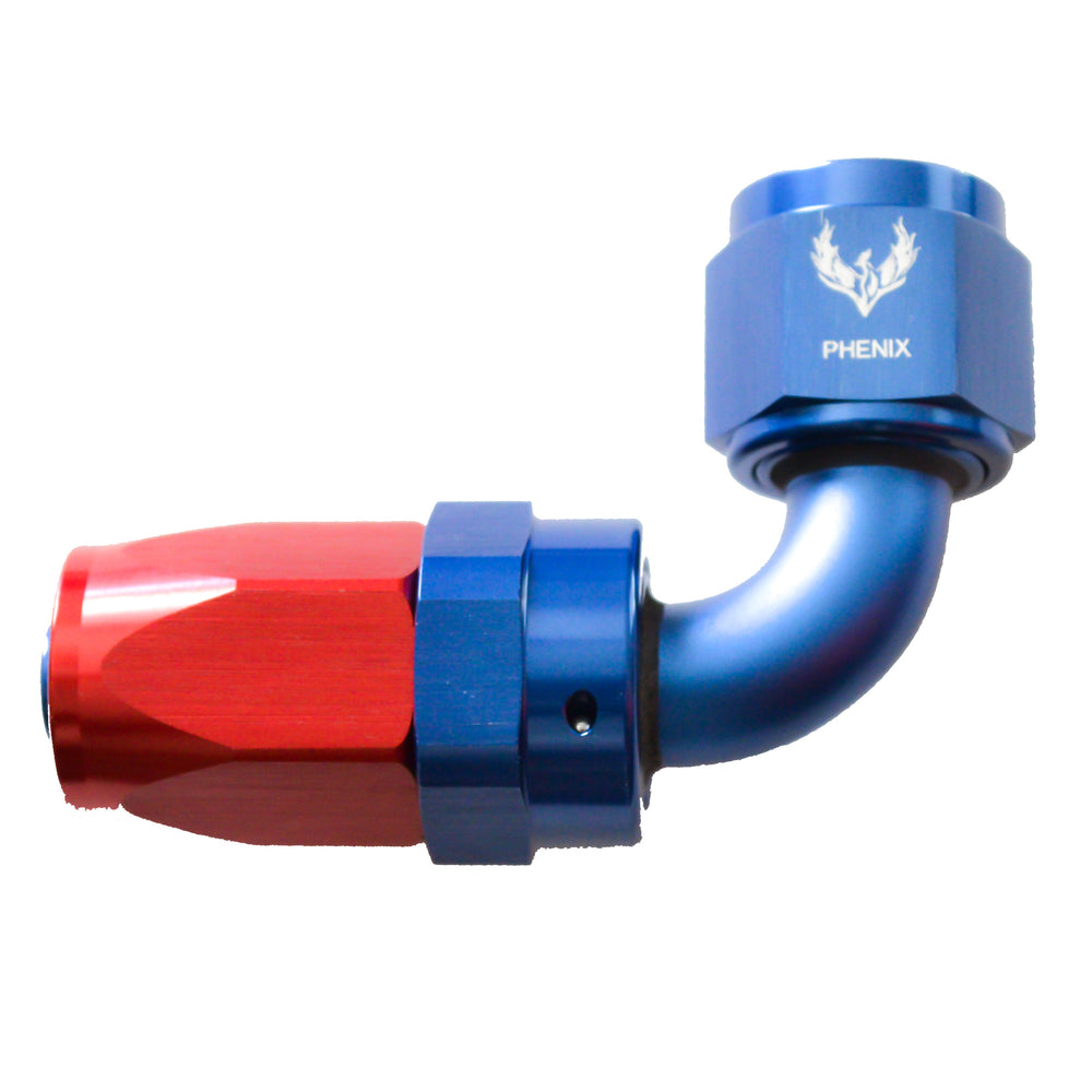 Compression Swivel Hose End -16 x 90°