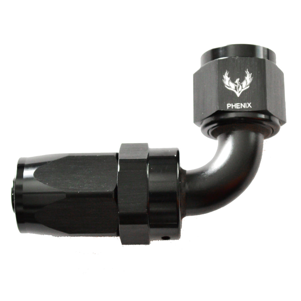 Compression Swivel Hose End -06 x 90°