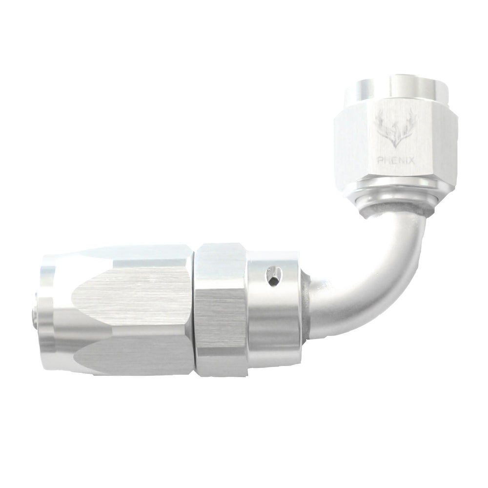 Compression Swivel Hose End -06 x 90°
