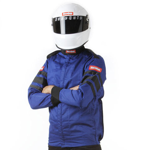 Blue Jacket Multi Layer