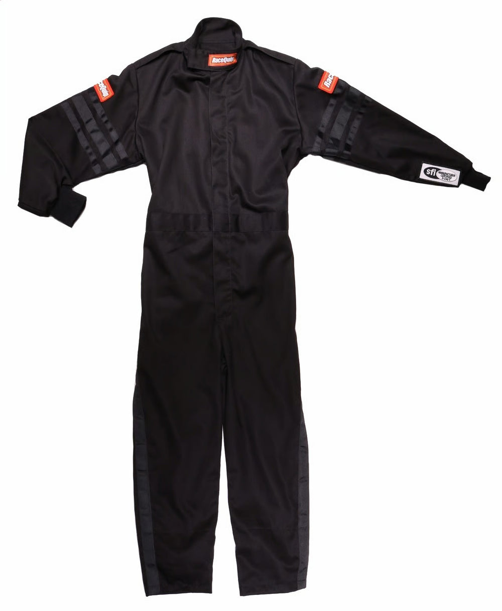 Black Suit Single Layer Kids Black Trim