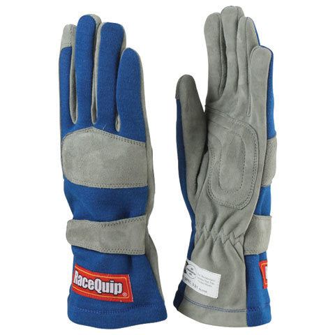 Gloves Single Layer Blue SFI