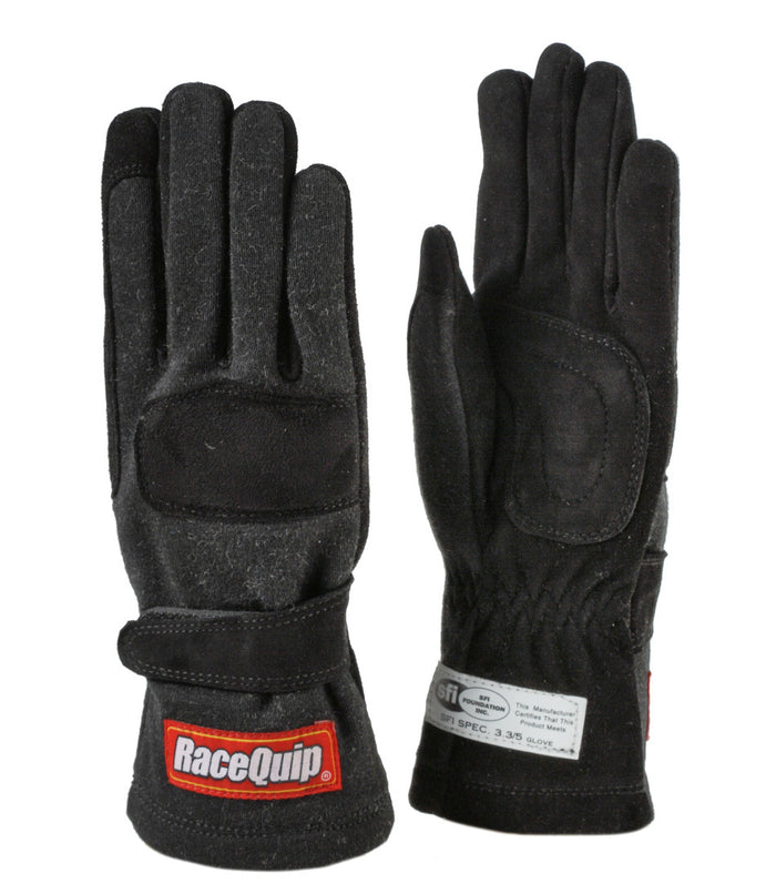Glove Double Layer Child Black SFI-5 Youth