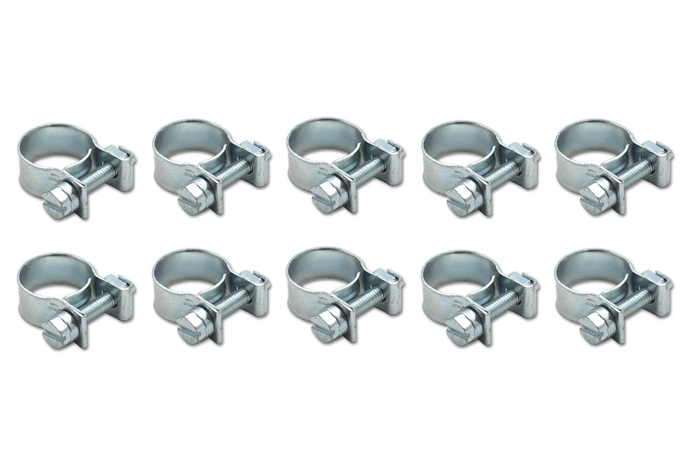 Fuel Injector Style Mini Hose Clamp: 15mm-17mm (