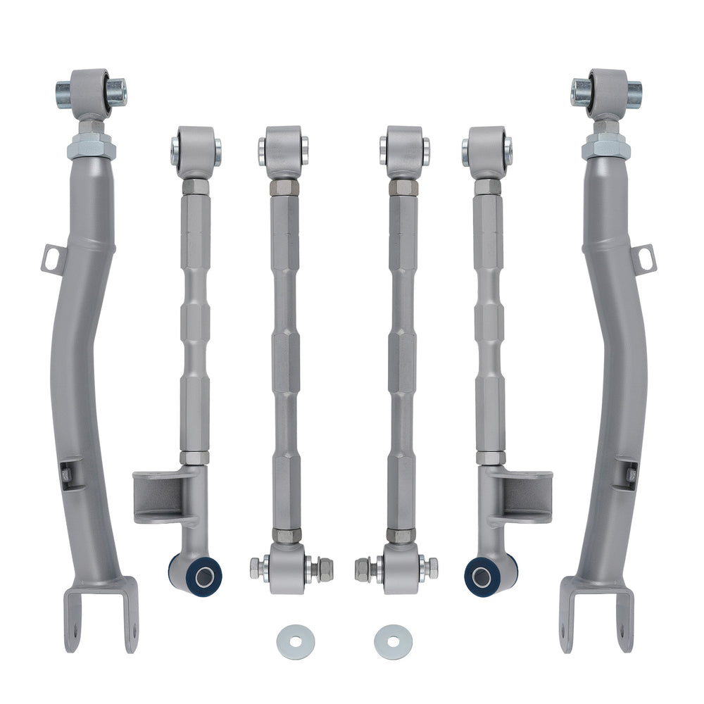 Compatible for Subaru Impreza 2002 - 2007 6 Pieces Rear Lateral Link + Trailing Arm