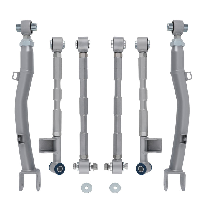 Compatible for Subaru Impreza 2002 - 2007 6 Pieces Rear Lateral Link + Trailing Arm