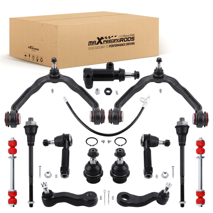 Suspension Front Upper Control Arms Compatible for Chevy GMC Silverado Sierra 1500 Compatible for Tahoe