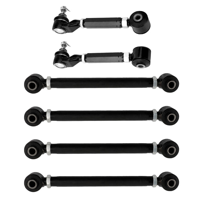 6 Pcs Rear UpperLower Control Toe Camber Arms Compatible for Honda Accord 2003 - 2007
