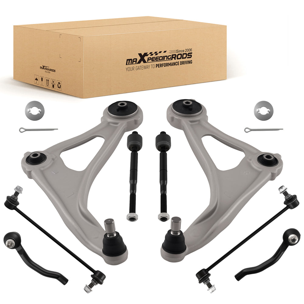 8x Front Suspension Kit Lower Control Arm Sway Bar Compatible for Nissan Altima 2015-2018