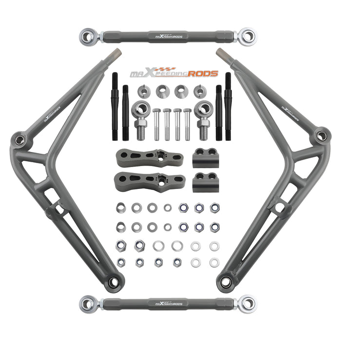 Front Steering Drift Lower Control Arm Wide Angle Kit Ball Bearings Compatible for BMW E36