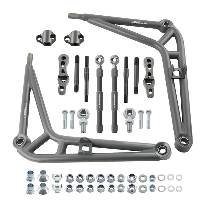Wide Angle Steering Kit Drift Drifting Lower Control Arms Complete Compatible for BMW 3 Series E46 1999-2005 all models