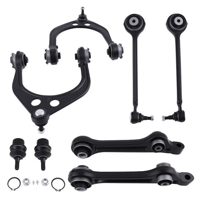8pcs Front UpperLower Control Arm for 2011-2019Chrysler 300 Compatible for Dodge Charger