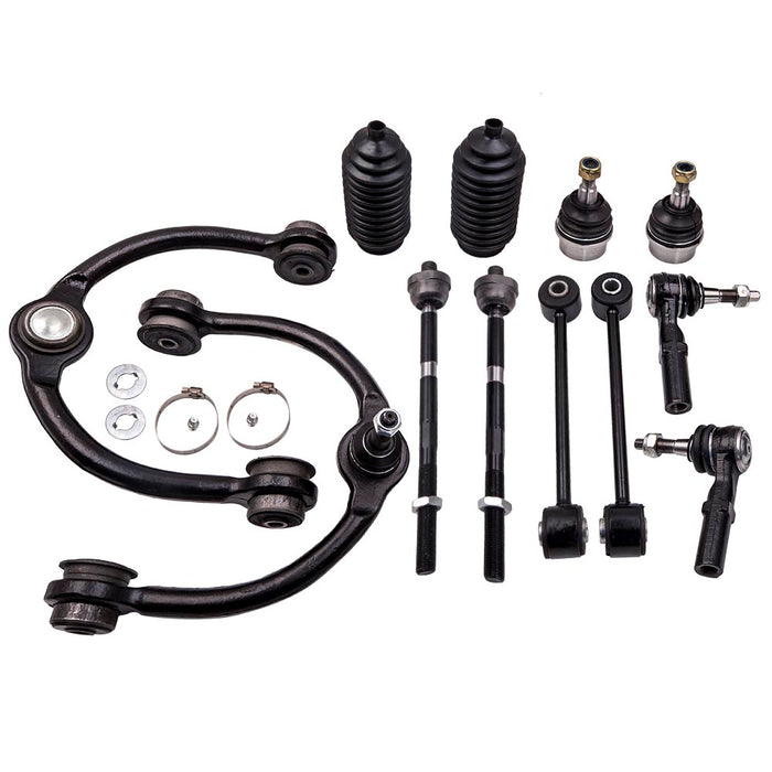 12 Pcs Front Upper Control Arms w/Ball Joint Compatible for Jeep Commander 2006 - 2010