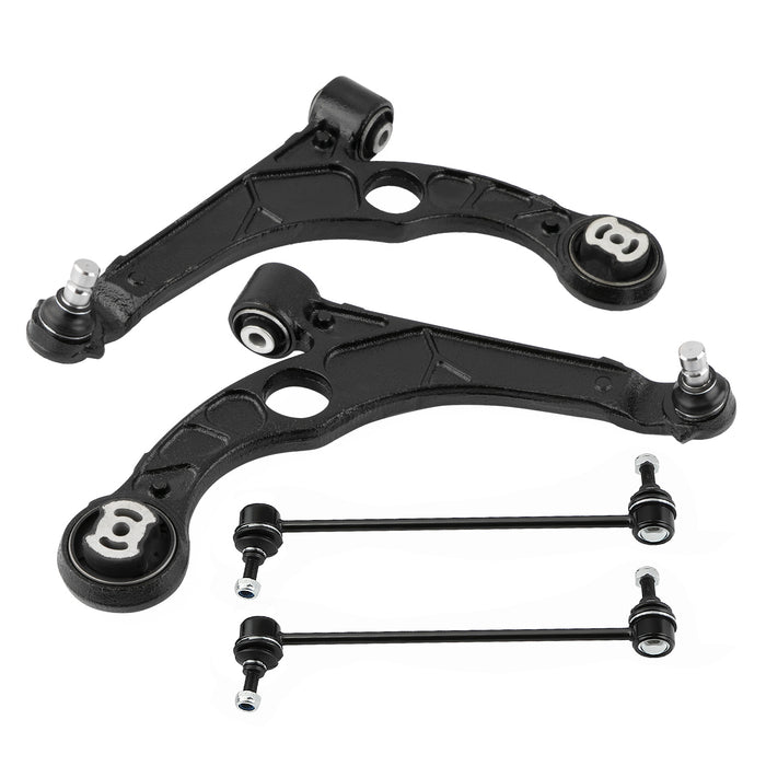 Suspension Front Lower Control Arm Sway Bar Links Kit Compatible for Dodge Dart 2013-2016