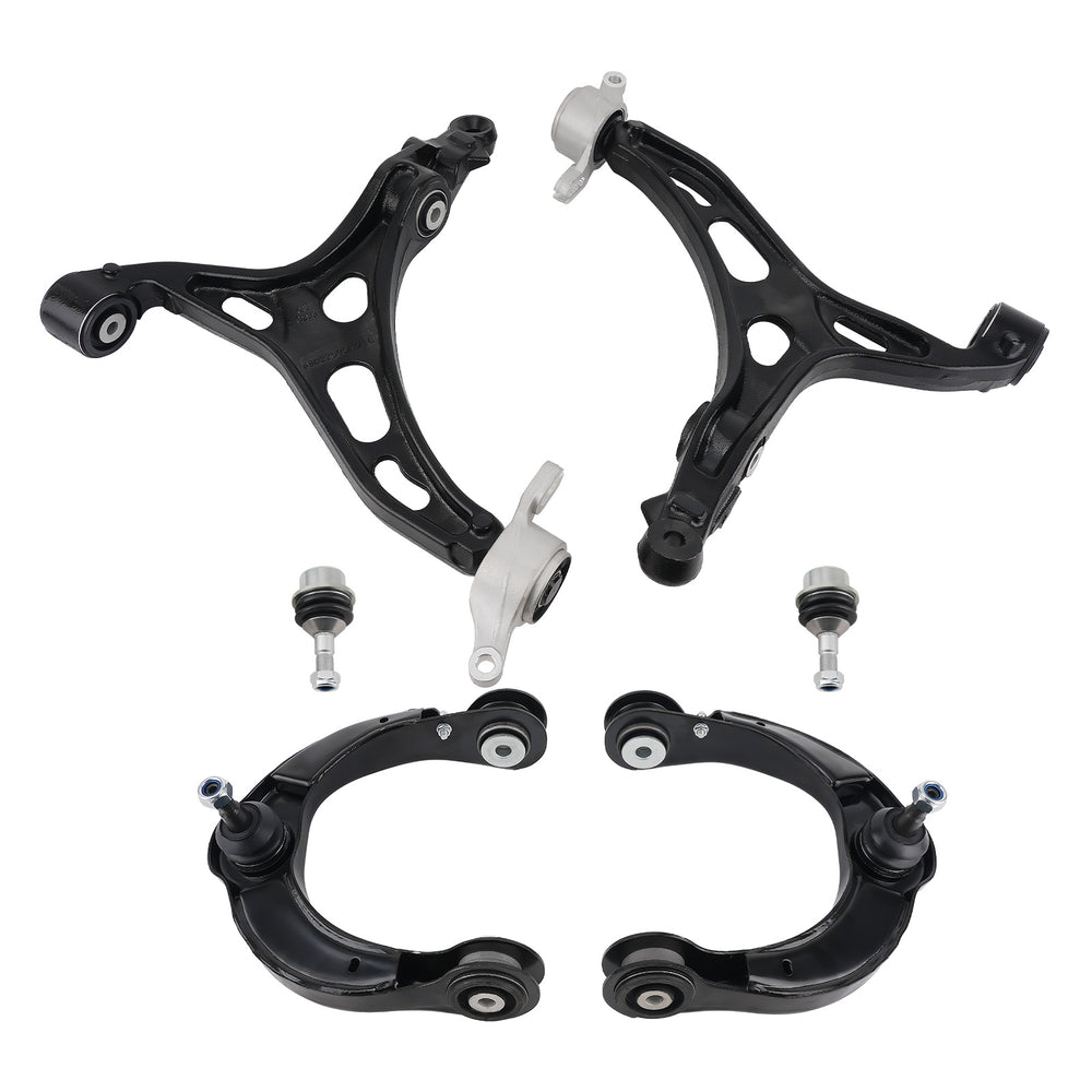 6pcs Front UpperLower Control Arm Compatible for Jeep Grand Cherokee Compatible for Dodge Durango 11-15