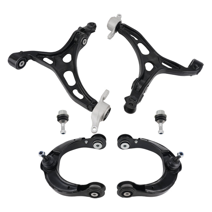 6pcs Front UpperLower Control Arm Compatible for Jeep Grand Cherokee Compatible for Dodge Durango 11-15