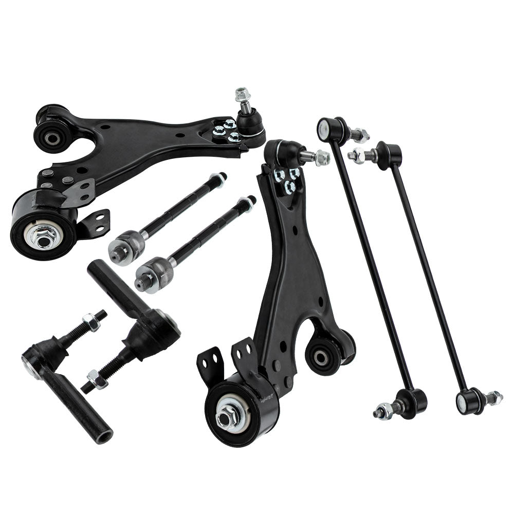 8x Front Lower Control Arms w/Ball Joints LHRH Compatible for Buick Enclave 3.6L 08 - 15
