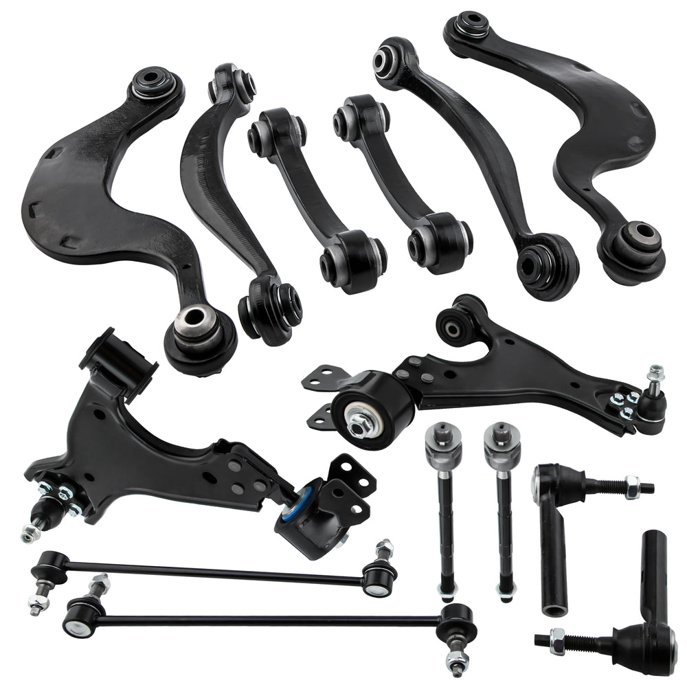 Front LowerRear Upper Control Arms Compatible for GMC Acadia Traverse Compatible for Enclave Outlook