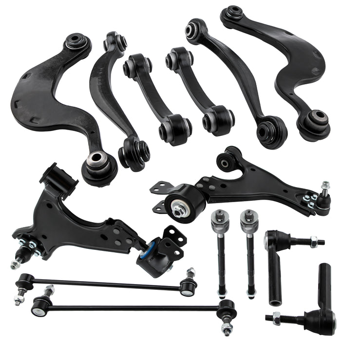 Front LowerRear Upper Control Arms Compatible for GMC Acadia Traverse Compatible for Enclave Outlook