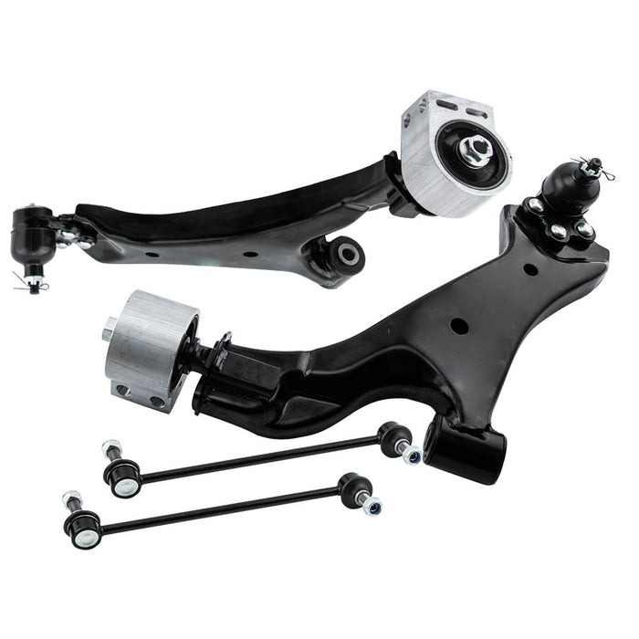 4 PCS Kit LR Lower Control Arm Compatible for Chevrolet Equinox Compatible for FWD 15-17 524-158
