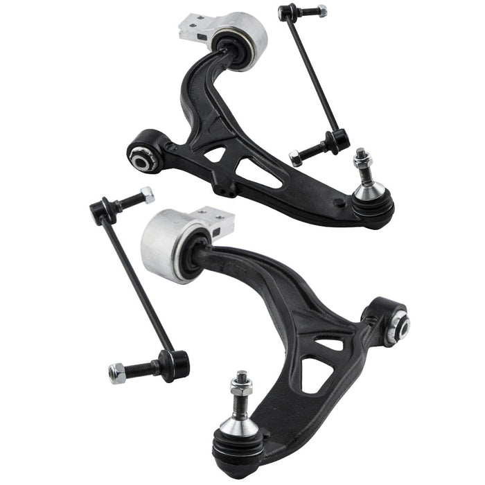 4x Front Lower Control Arm Ball Joint Sway Bar Link Kit Compatible for Ford Explorer 11-17