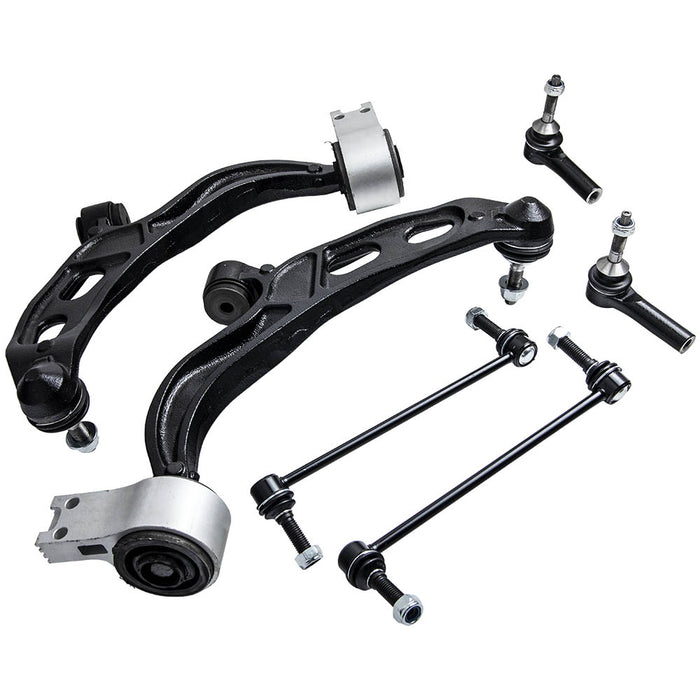 6 Pcs Front Lower Control Arm Assembly Compatible for Ford Taurus 2010 - 2012 All Models