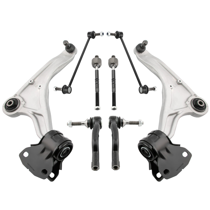 8pcs Front Lower Control Arms w/Ball Joints Assembly Compatible for Ford Fusion 2013- 2017
