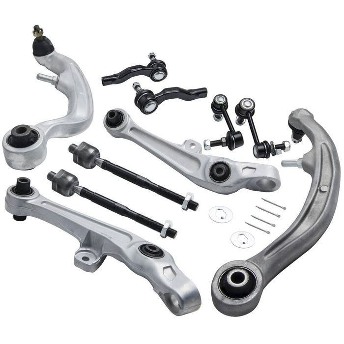 10 Pcs Front Suspension and Steering Kit Compatible for Infiniti G35 Coupe 2-Door RWD 03-07