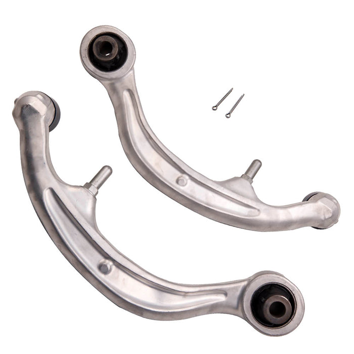 2 Pcs Front Lower Rearward Control Arms Compatible for Infiniti G35 03-07 Base Coupe RWD
