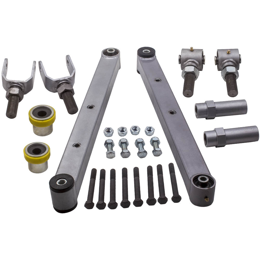 Pair Upper Lower Rear Control Trailing Arms Compatible for A Body Compatible for Chevelle Cutlass