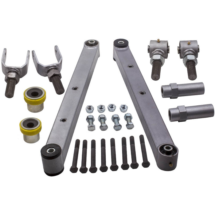 Pair Upper Lower Rear Control Trailing Arms Compatible for A Body Compatible for Chevelle Cutlass