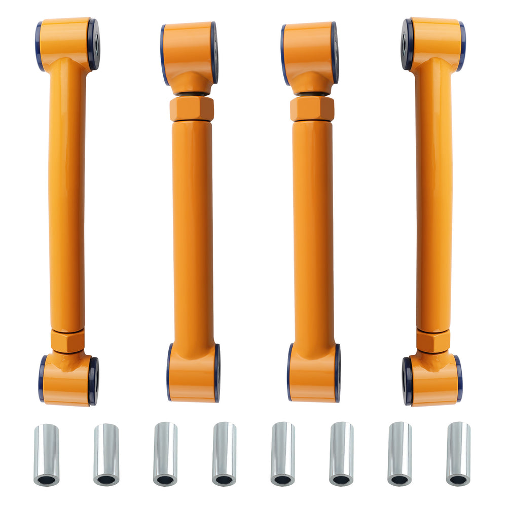Adj. Rear UpperFront Lower Control Arms Set For 93-98 Compatible for Jeep Grand Cherokee ZJ