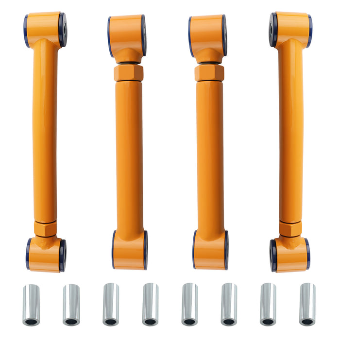 Adj. Rear UpperFront Lower Control Arms Set For 93-98 Compatible for Jeep Grand Cherokee ZJ