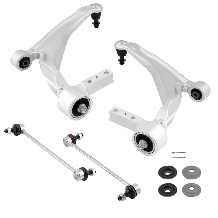 4x Front Lower Control Arm for 2007-2013 Compatible for Acura MDX ZDX Suspension Kit Ball Joint