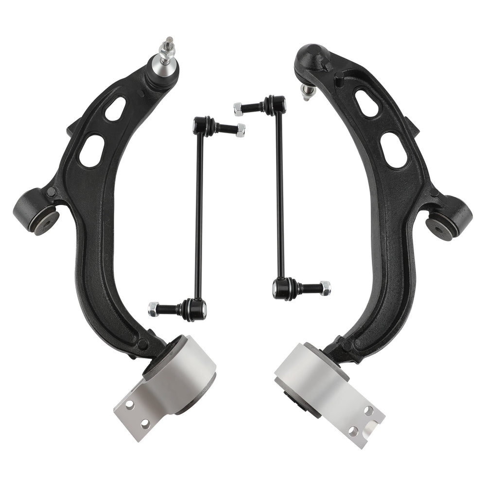 4pcs Front Lower Control Arm Compatible for Ford Taurus 2013-2018 Compatible for Lincoln MKS MKT 2013-2016