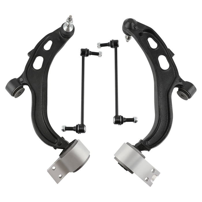 4pcs Front Lower Control Arm Compatible for Ford Taurus 2013-2018 Compatible for Lincoln MKS MKT 2013-2016